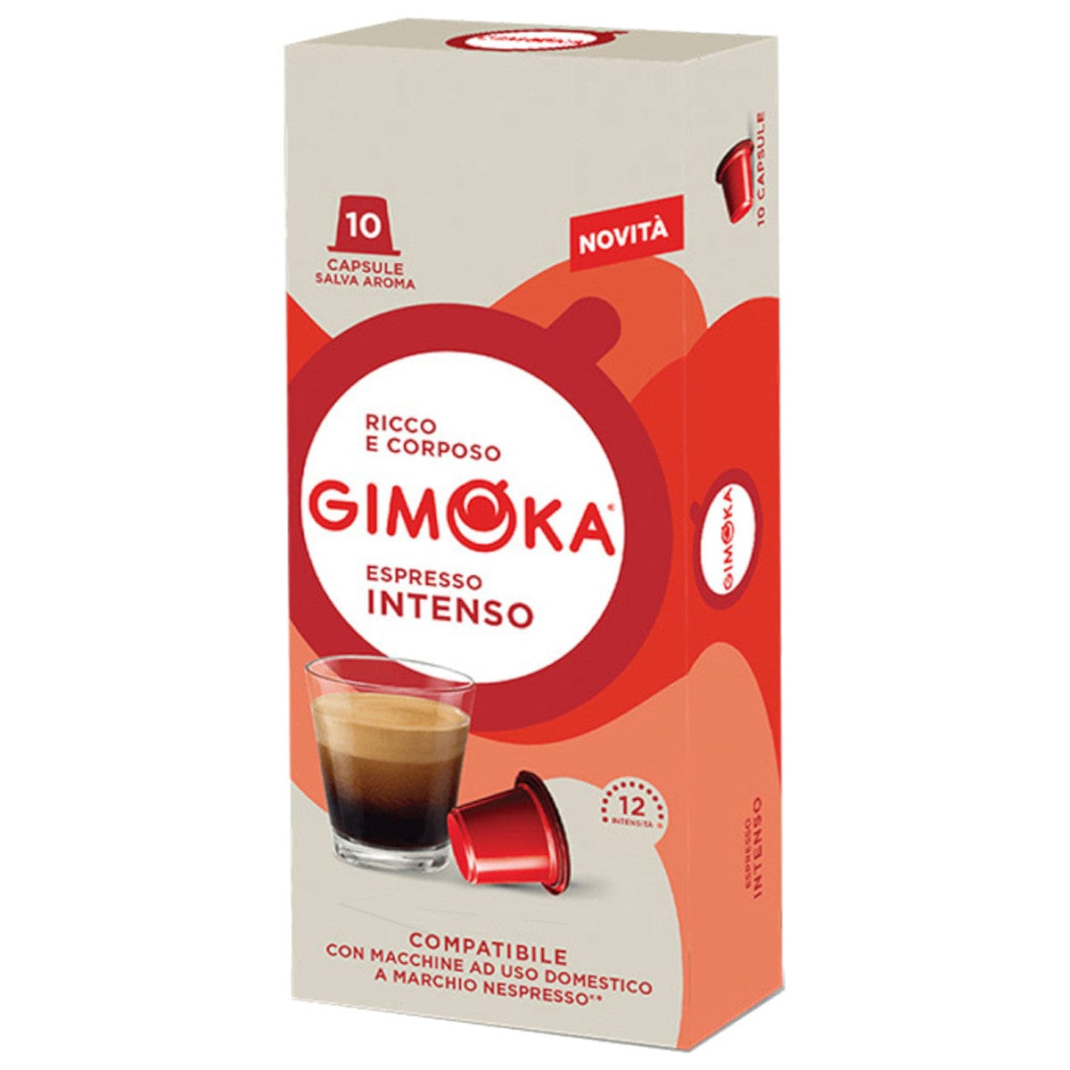 Produkt GIMOKA Kapsułki do ekspresu Kapsułki do ekspresu GIMOKA Intenso Nespresso 10 sztuk 100052