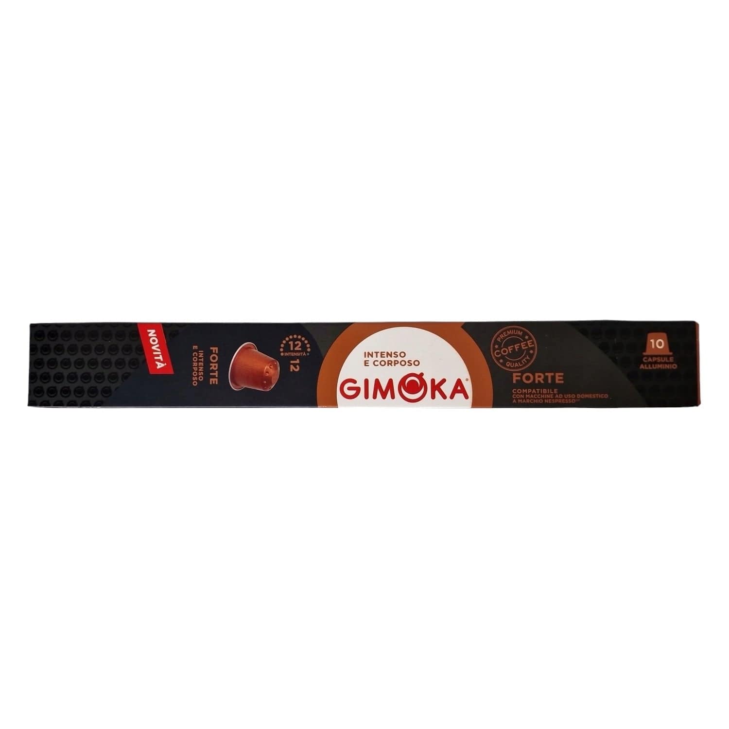 Produkt GIMOKA Kapsułki do ekspresu Kapsułki do ekspresu GIMOKA Nespresso Gimoka Forte 10 szt. S01127