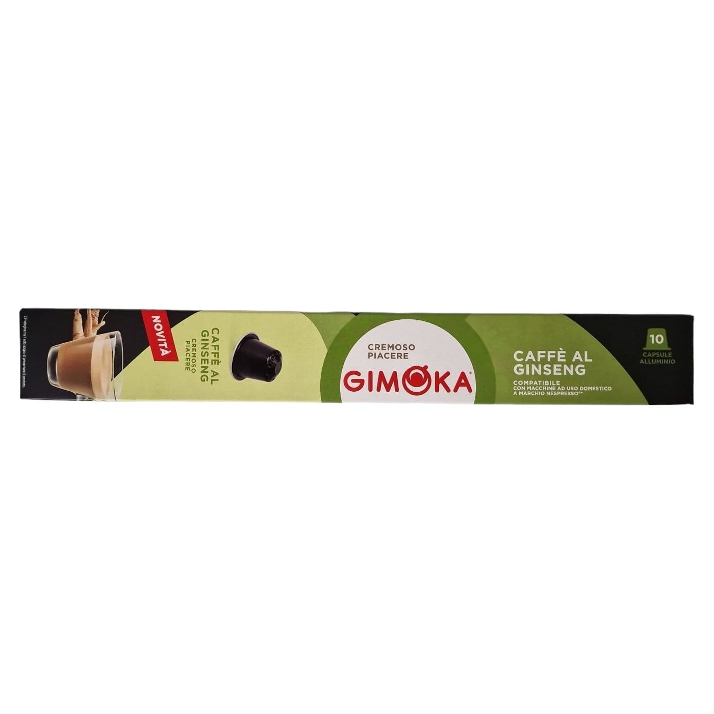 Produkt GIMOKA Kapsułki do ekspresu Kapsułki do ekspresu GIMOKA Nespresso Gimoka Ginseng 10 szt. S01125