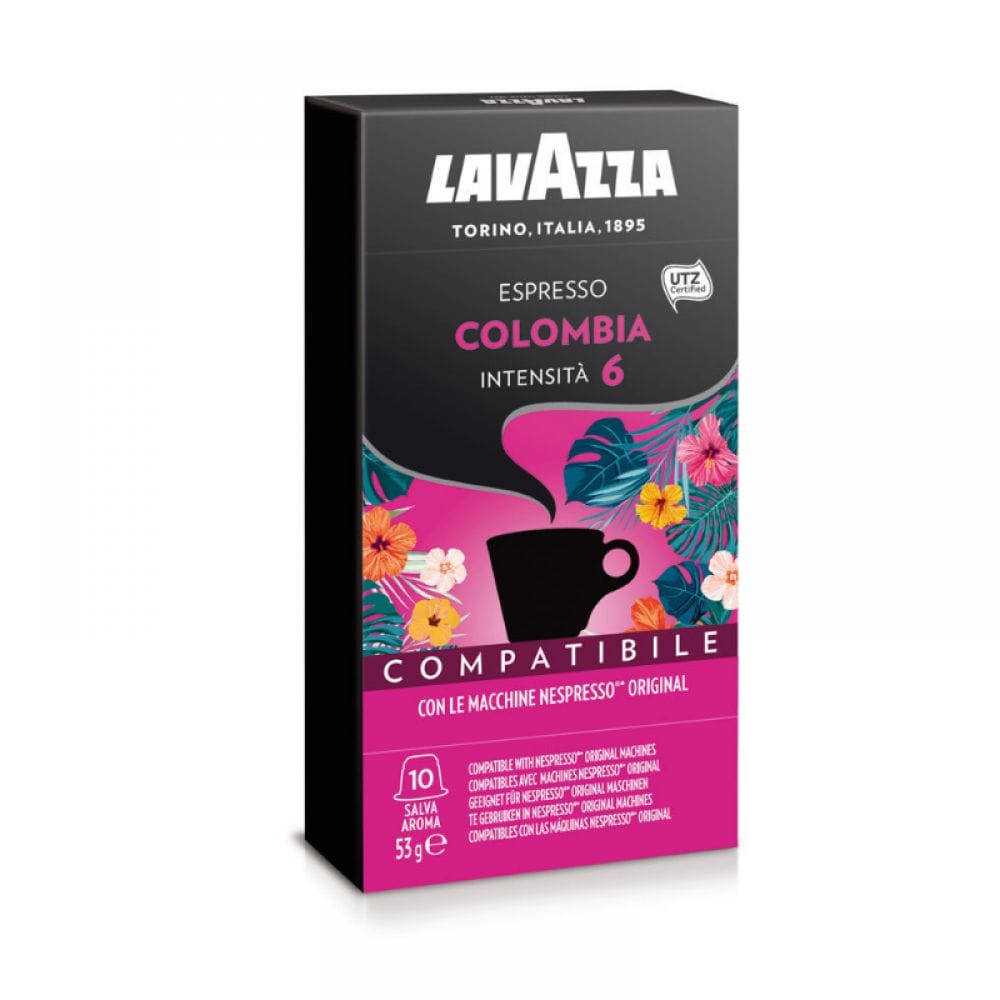 Produkt LAVAZZA Kapsułki do ekspresu Kapsułki do ekspresu LAVAZZA Espresso Colombia Nespresso 10 sztuk 100384