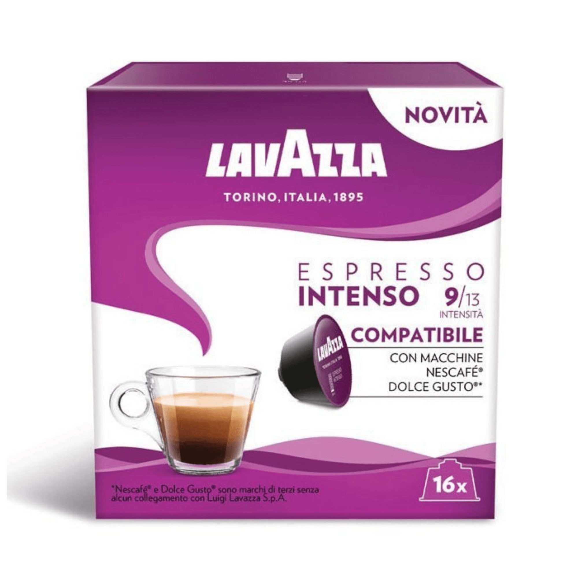 Produkt LAVAZZA Kapsułki do ekspresu Kapsułki do ekspresu LAVAZZA Espresso Intenso 16 sztuk 100593