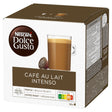 Produkt NESCAFE Kapsułki do ekspresu Kapsułki do ekspresu NESCAFE Dolce Gusto Cafe Au Lait Intenso 16 sztuk 026188