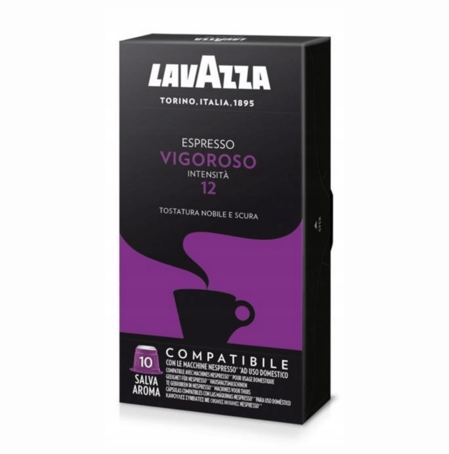 Produkt LAVAZZA Kapsułki do ekspresu LAVAZZA Espresso Vigoroso Nespresso 10 sztuk 025529