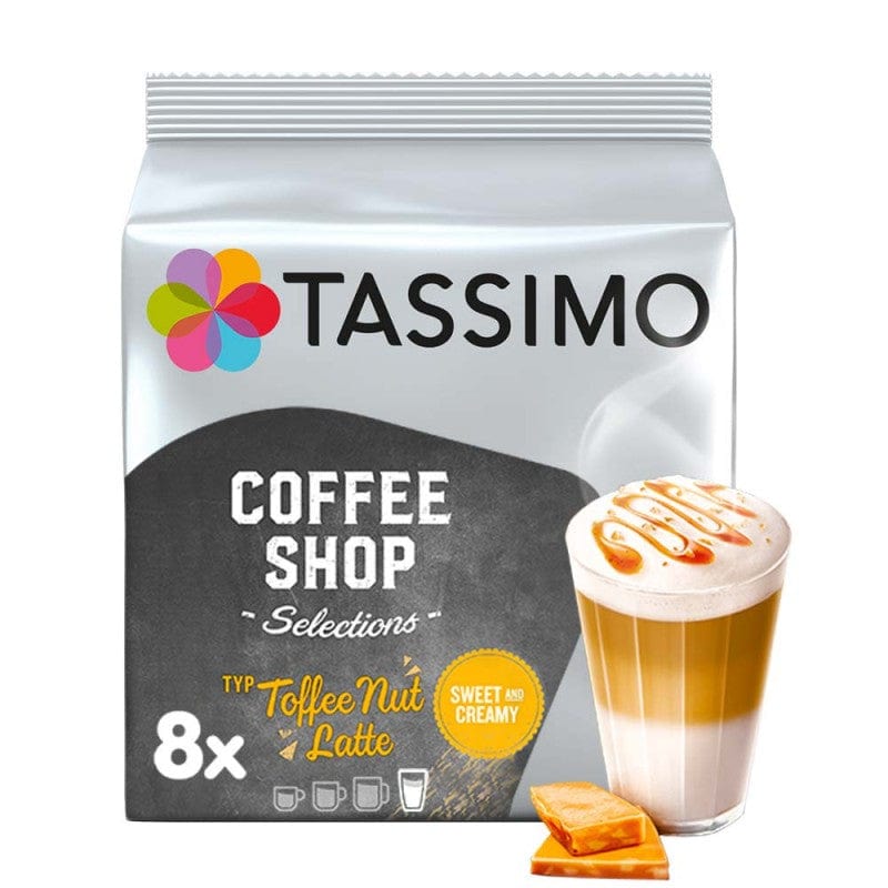 Produkt TASSIMO Kapsułki do ekspresu TASSIMO Coffee Shop TOFFEE NUT LATTE 8 szt 000623