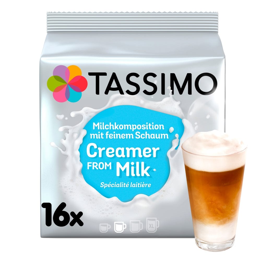 Produkt TASSIMO Kapsułki do ekspresu TASSIMO Creamer Mleczna pianka 16 sztuk 000631