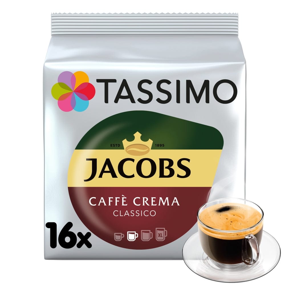 Produkt TASSIMO Kapsułki do ekspresu TASSIMO Jacobs Caffe Crema Classico M 16 szt 000559