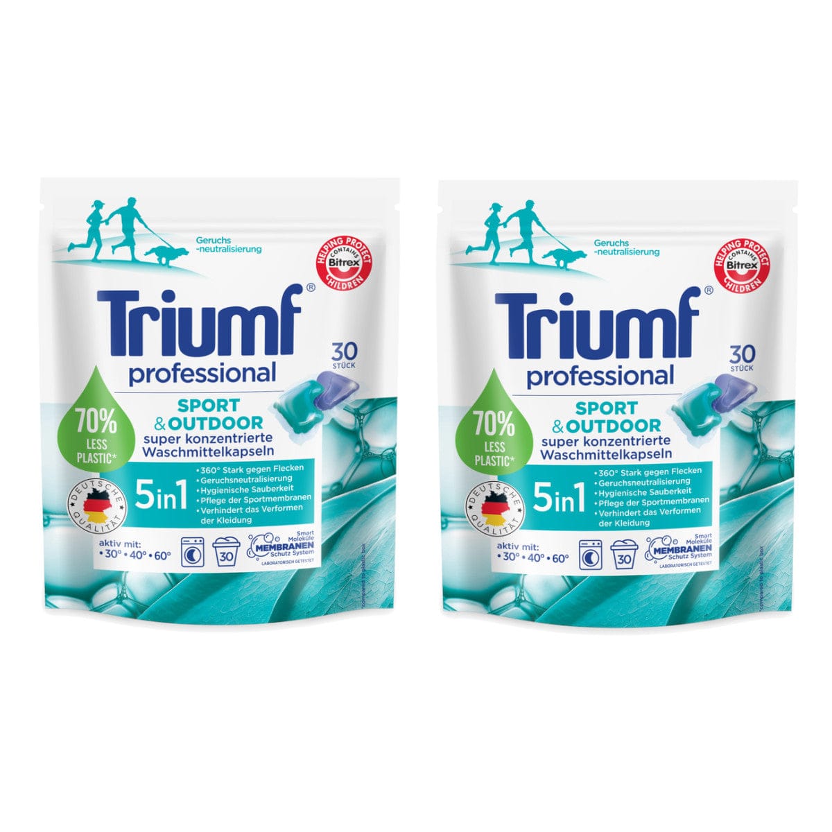 Produkt TRIUMF Kapsułki do prania 2x Kapsułki do prania TRIUMF Sport&amp;Outdoor 30 szt K_S02107_2