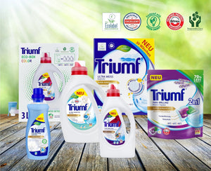 Produkt TRIUMF Kapsułki do prania Kapsułki do prania TRIUMF Farb-Brillanz 18 szt Paleta 432 opakowania K_029380_432