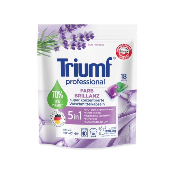 Produkt TRIUMF Kapsułki do prania Kapsułki do prania TRIUMF Farb-Brillanz 18 szt Paleta 432 opakowania K_029380_432