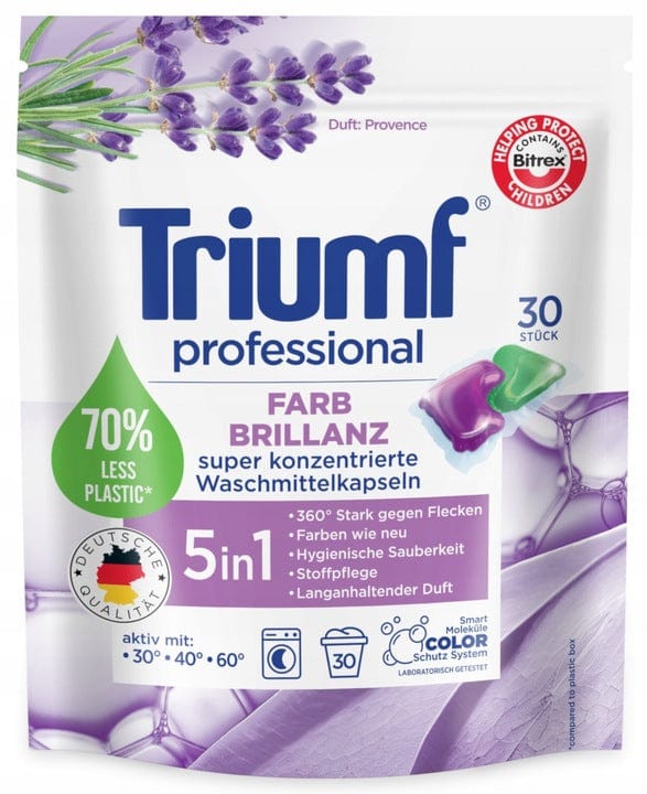 Produkt TRIUMF Kapsułki do prania Kapsułki do prania TRIUMF Farb-Brillanz 30 szt S02106