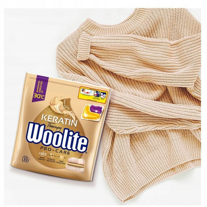 Produkt WOOLITE Kapsułki do prania Kapsułki do prania WOOLITE Pro-Care uniwersalne z keratyną 33szt 001819