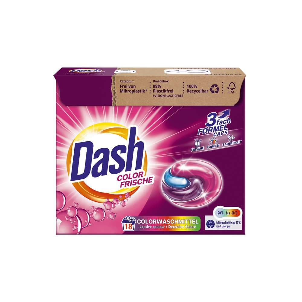 Produkt DASH Kapsułki do prania koloru DASH Color Frische 3in1 18 szt 038843