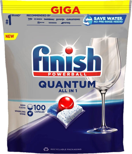 Produkt FINISH Kapsułki do zmywarki FINISH Quantum All in 1 Tabs Regular 100 szt 033409