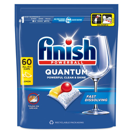 Produkt FINISH Kapsułki do zmywarki FINISH Quantum All in One Lemon 60 szt 032518