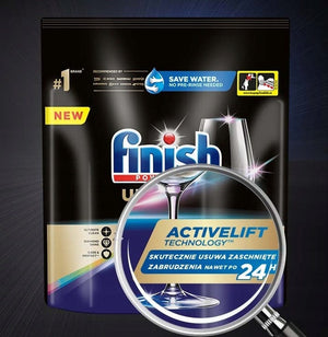 Produkt FINISH Kapsułki do zmywarki FINISH Ultimate Plus All in 1 Tabs Lemon 50szt 001801