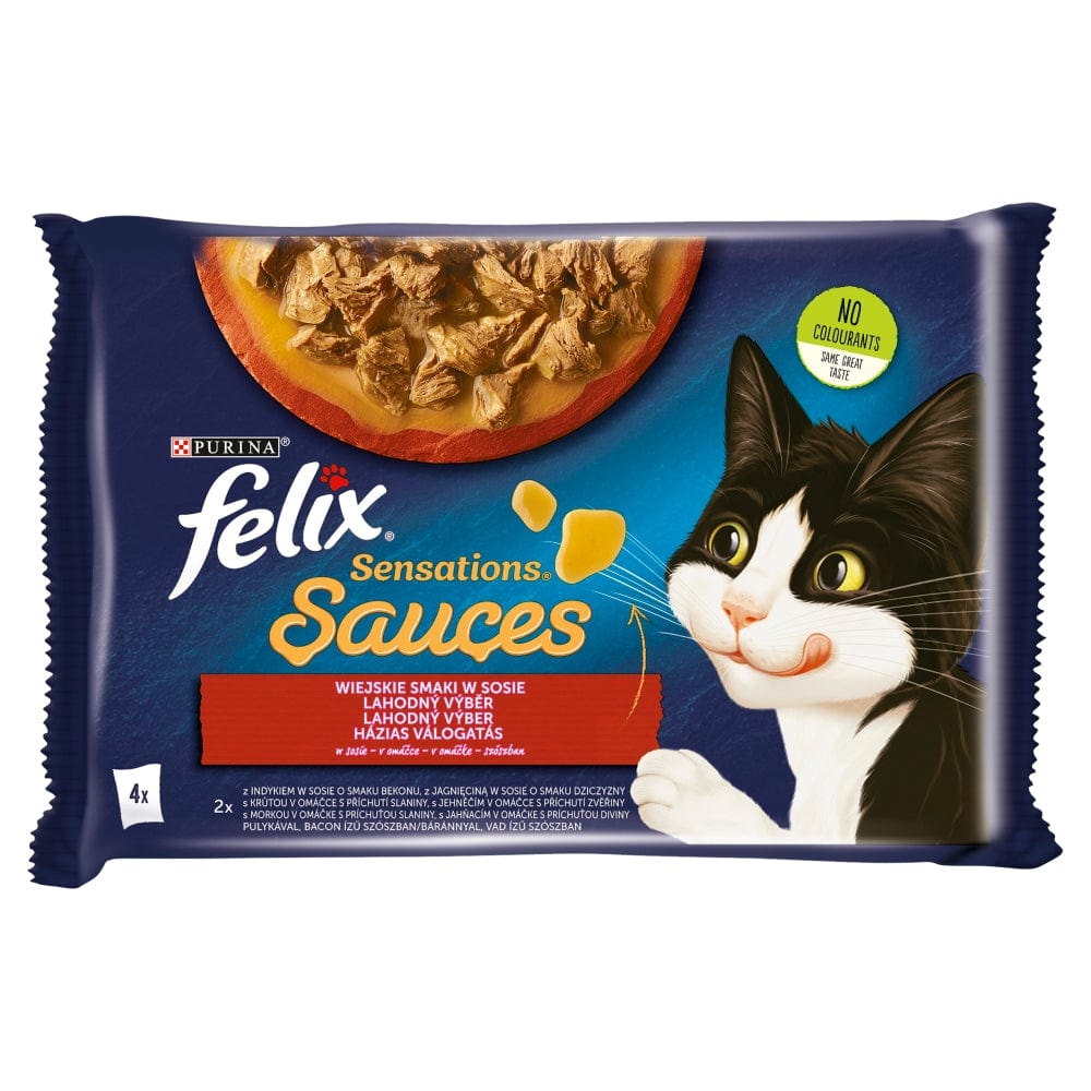 Produkt FELIX Karma mokra dla kota FELIX Sensation Wiejskie smaki w sosie 4x 85g 031526