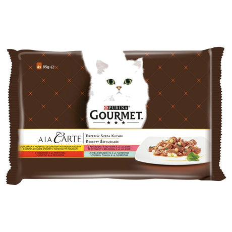 Produkt GOURMET Karma mokra dla kota GOURMET A La Carte Przepisy szefa kuchni 4x 85g 000925