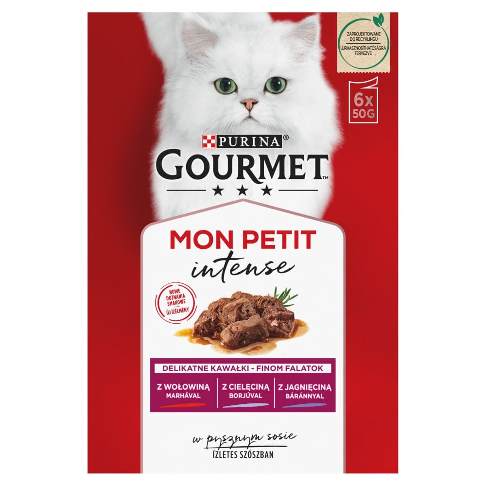 Produkt GOURMET Karma mokra dla kota GOURMET Mon Petit Mix mięso w sosie 6x 50g 000930
