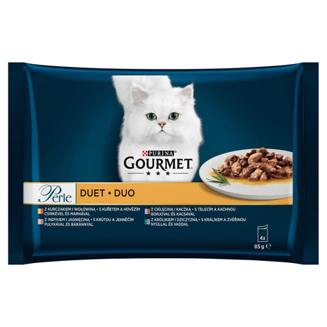 Produkt GOURMET Karma mokra dla kota GOURMET Perle Duet mięsny 4x 85g 000923