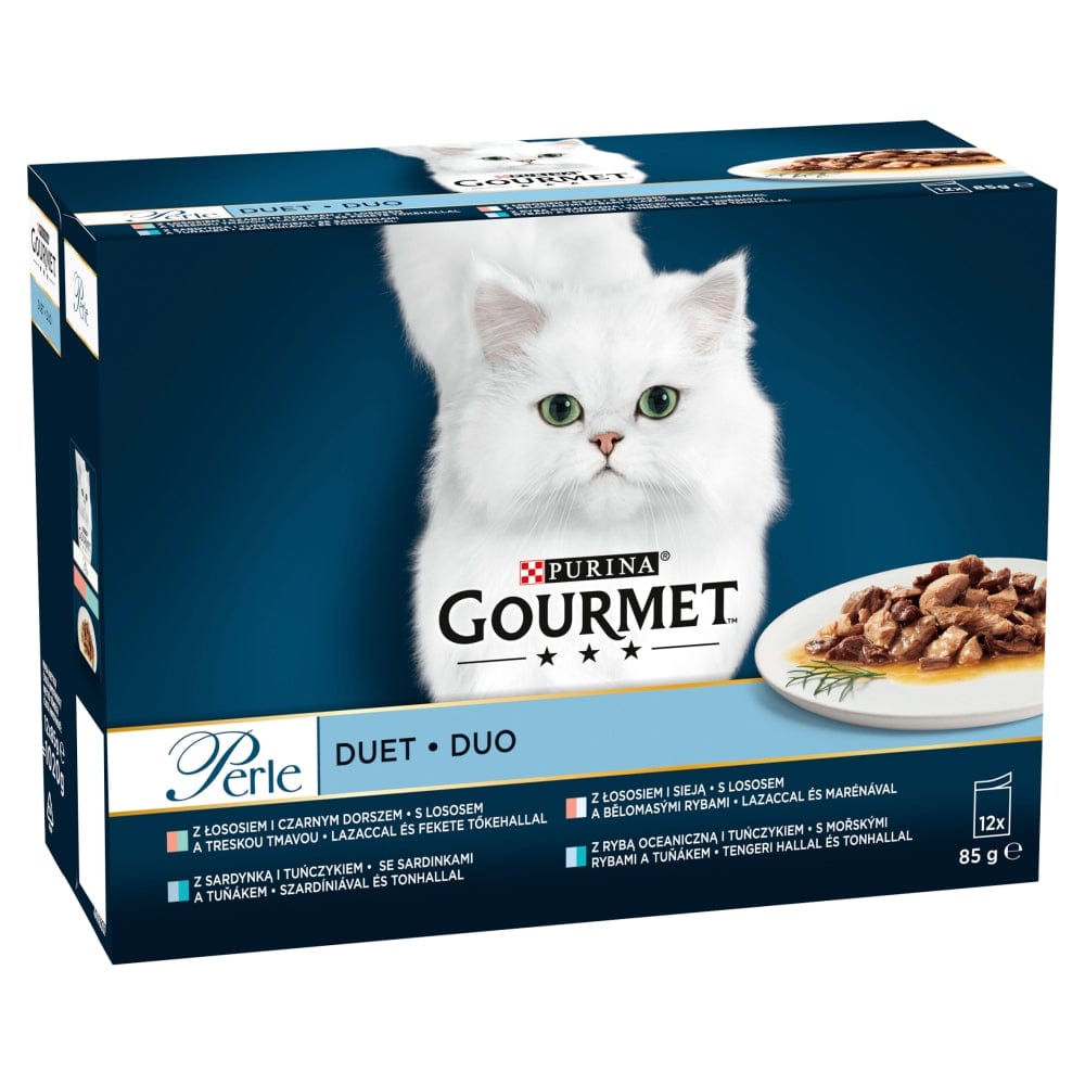 Produkt GOURMET Karma mokra dla kota GOURMET Perle Duet rybny 12x 85g 000926