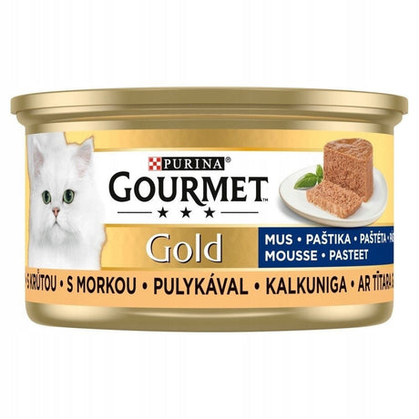 Produkt PURINA Karma mokra dla kota PURINA Gourmet Gold Mus z indykiem 85 g 027442