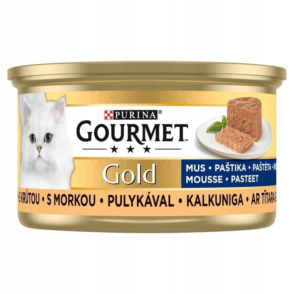 Produkt PURINA Karma mokra dla kota PURINA Gourmet Gold Mus z indykiem 85 g 027442