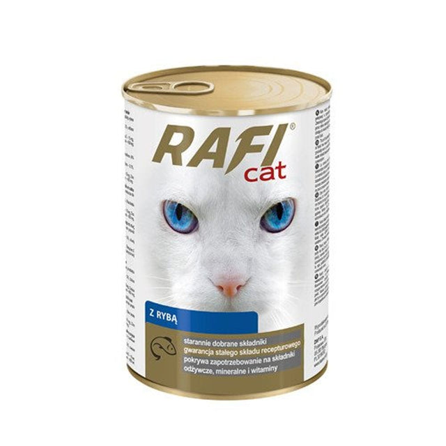 Produkt RAFI Karma mokra dla kota RAFI z rybą 415 g 039031