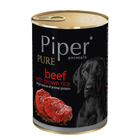 Produkt PIPER Karma mokra dla psa PIPER Pure Monobiałkowa wołowina z ryżem 400 g 045245