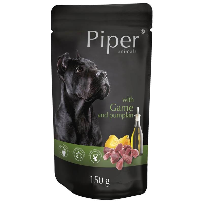 Produkt PIPER Karma mokra dla psa PIPER z dziczyzną i dynią 150g S00333