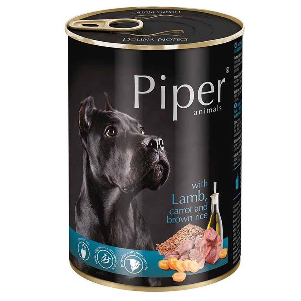 Produkt PIPER Karma mokra dla psa PIPER z jagnięciną marchwią i brązowym ryżem 400g S00327