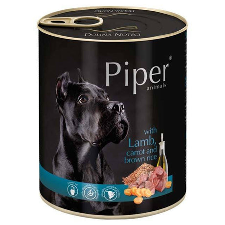 Produkt PIPER Karma mokra dla psa PIPER z jagnięciną marchwią i brązowym ryżem 800g S00331