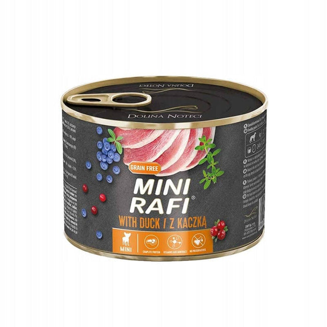 Produkt RAFI Karma mokra dla psa RAFI MINI z kaczką 185 g S00439