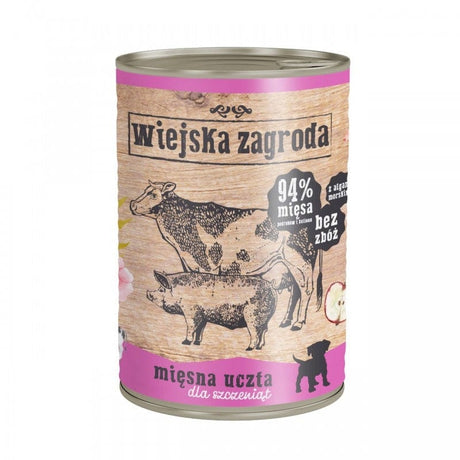 Produkt WIEJSKA ZAGRODA Karma mokra dla szczeniąt WIEJSKA ZAGRODA Mięsna uczta 400 g 039161