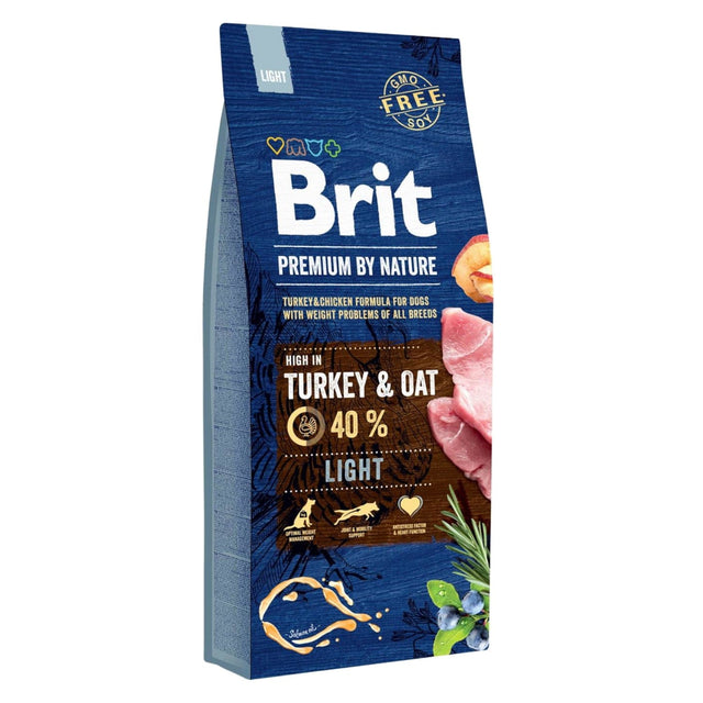 Produkt BRIT Karma sucha dla psa BRIT Premium By Nature Light z indykiem 15 kg 039577