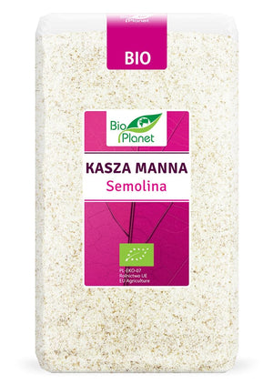 Produkt BIO PLANET - seria RÓŻOWA (płatki, otręby, musli) Kasza KASZA MANNA BIO 1 kg - BIO PLANET 047152