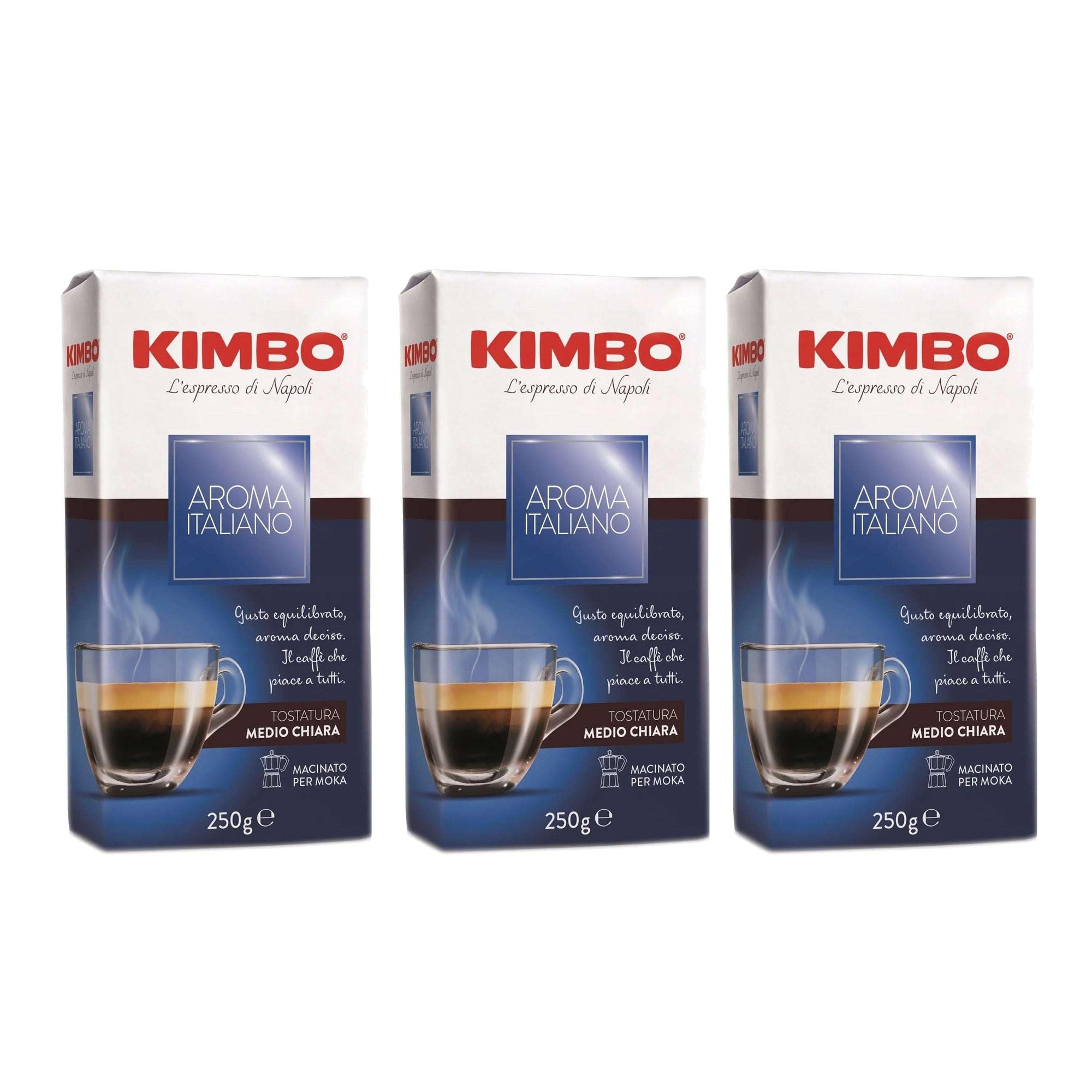 Produkt KIMBO Kawa mielona 3x Kawa mielona KIMBO Aroma Italiano 250 g K_100097_3