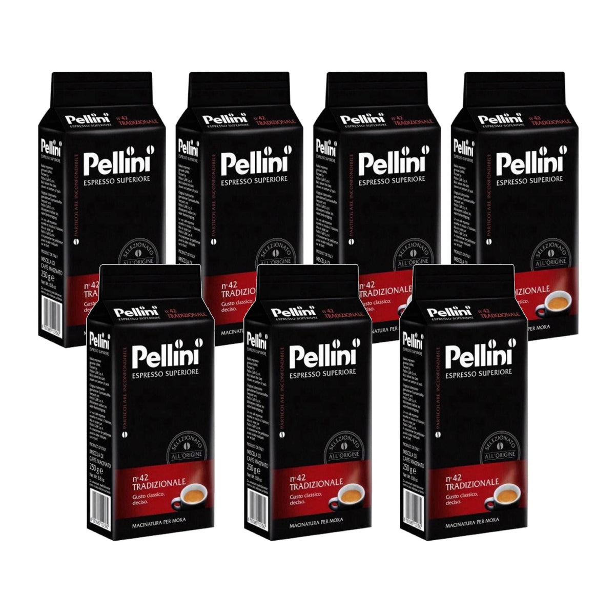 Produkt PELLINI Kawa mielona 7x Kawa mielona PELLINI espresso n&#39;42 Tradizionale 250g K_S00151_7