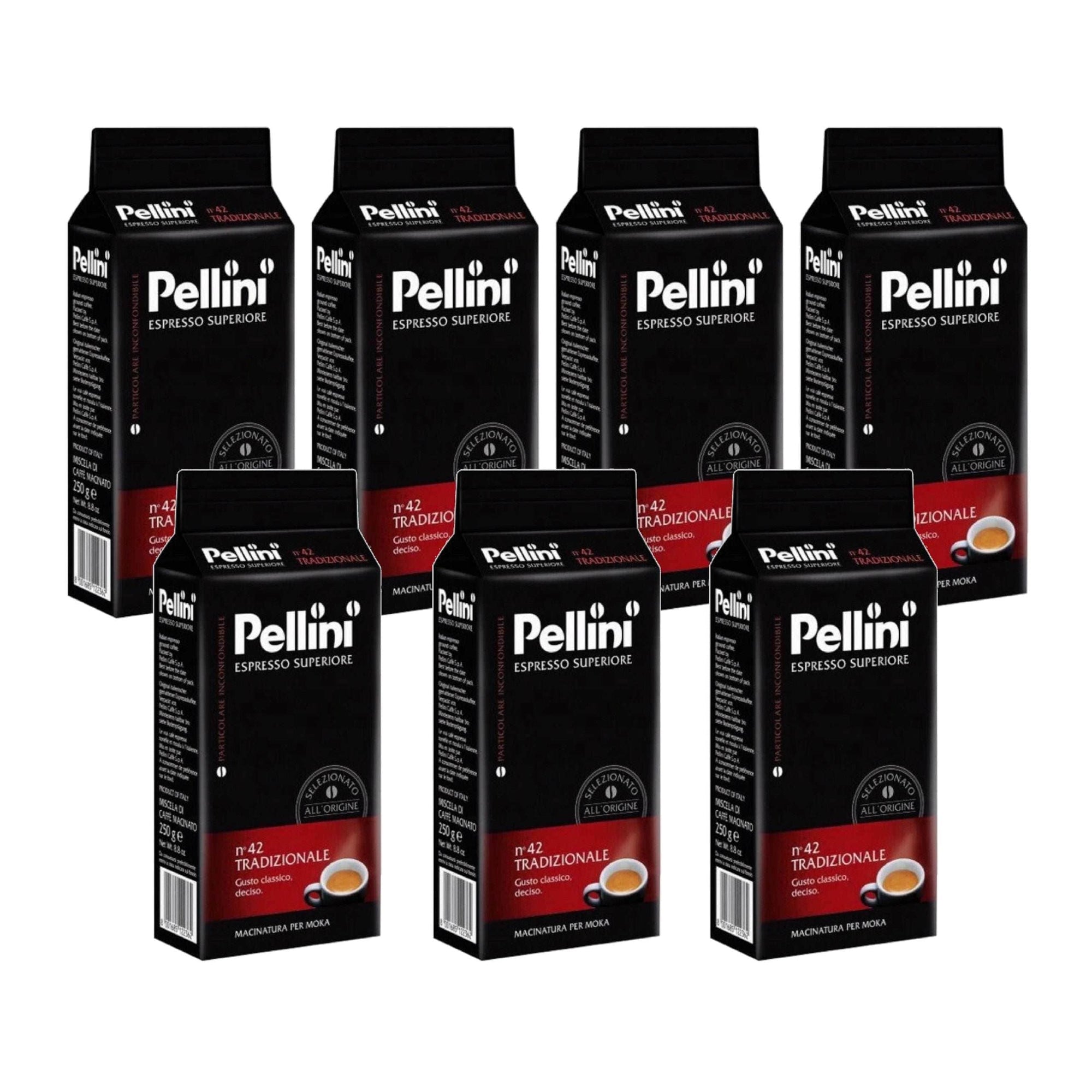 Produkt PELLINI Kawa mielona 7x Kawa mielona PELLINI espresso n'42 Tradizionale 250g K_S00151_7