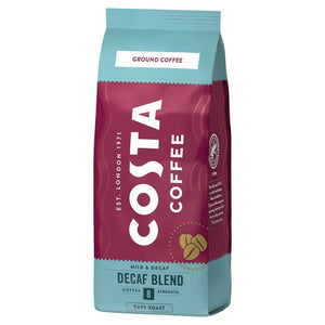 Produkt COSTA COFFEE Kawa mielona Kawa mielona COSTA COFFEE Decaf Blend bezkofeinowa 200g 000435