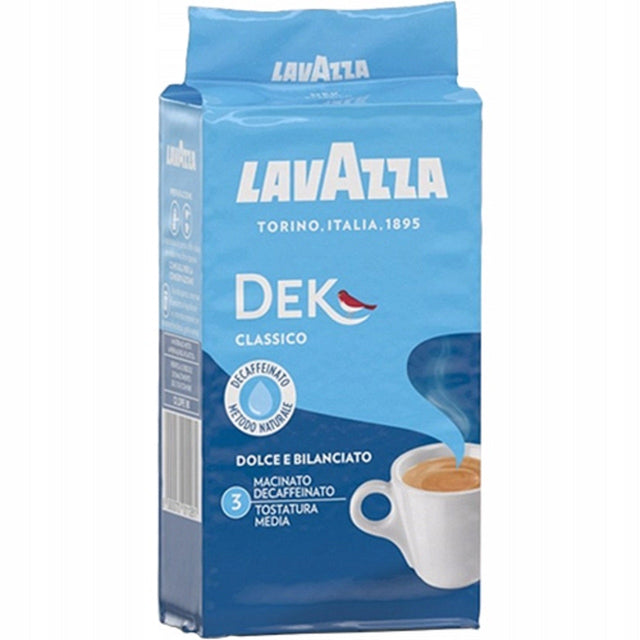 Produkt LAVAZZA Kawa mielona Kawa mielona LAVAZZA Dek Classico bezkofeinowa 250 g 100214