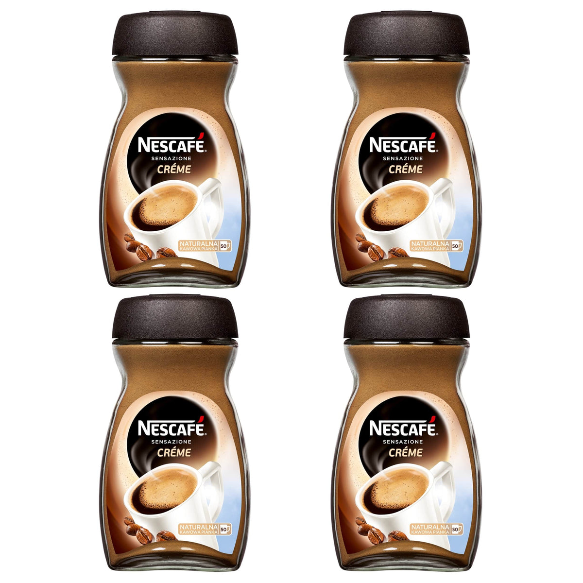 Produkt NESCAFE Kawa rozpuszczalna 4x Kawa rozpuszczalna NESCAFE Sensazione Creme 100 g K_004365_4