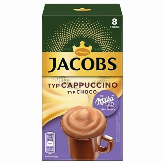 Produkt JACOBS Kawa rozpuszczalna Cappuccino Milka Choco kawa rozpuszczalna 500g 027232