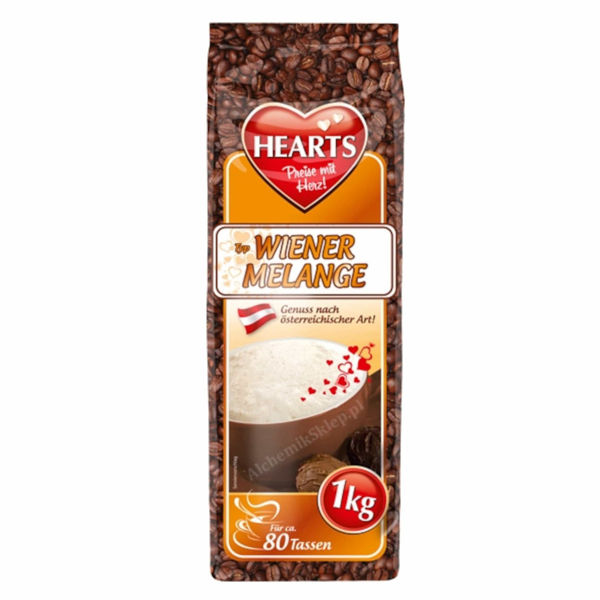 Produkt HEARTS Kawa rozpuszczalna Cappucciono Wiener Melange Kawa rozpuszczalna 1 kg 026986