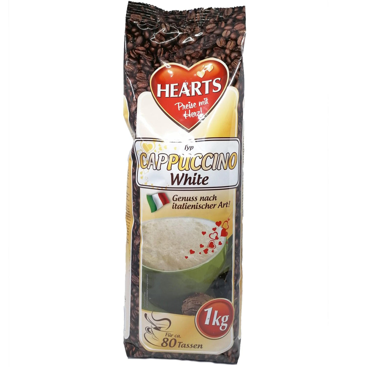 Produkt HEARTS Kawa rozpuszczalna CAPPUCINO WHITE Kawa rozpuszczalna 1kg 026987