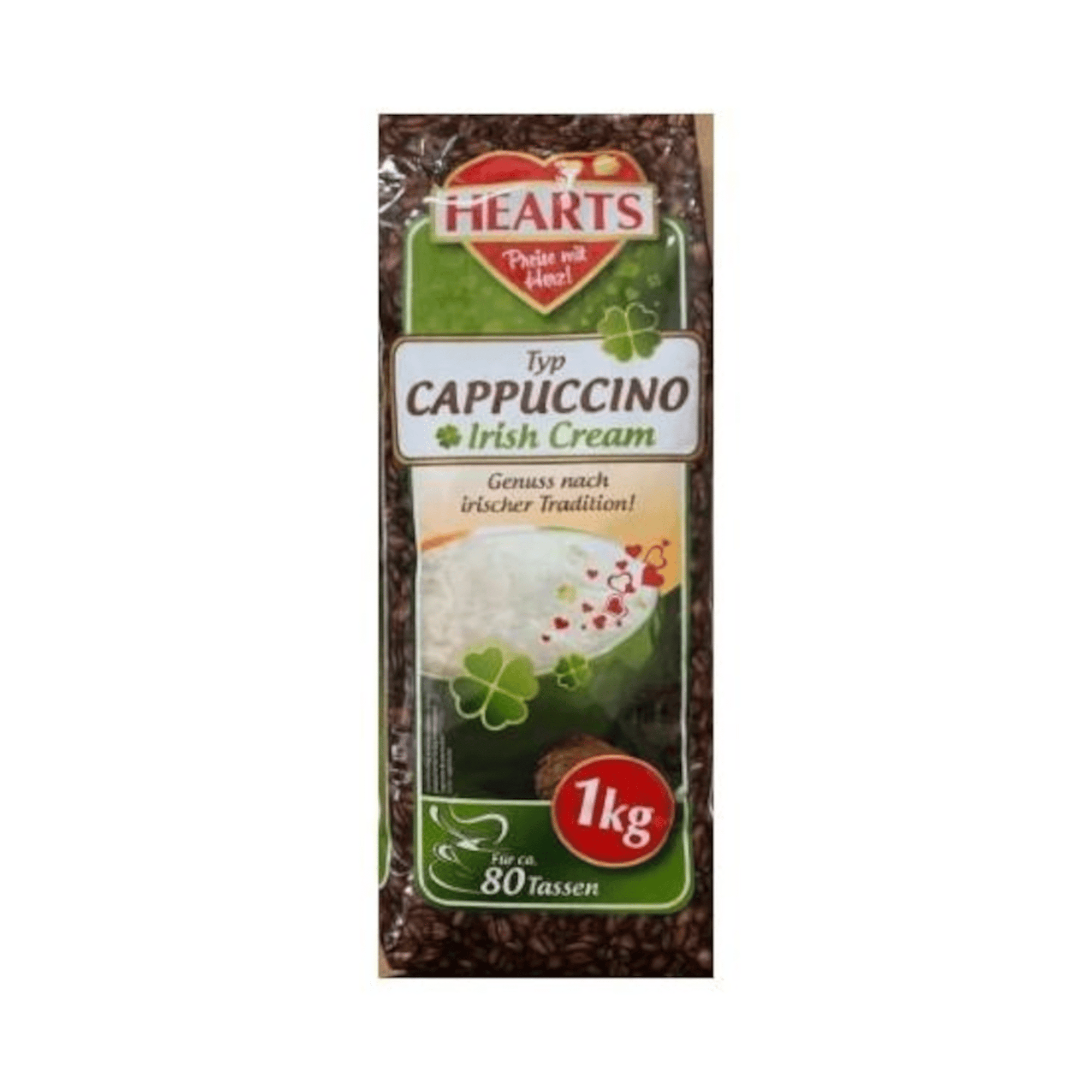 Produkt HEARTS Kawa rozpuszczalna Kawa rozpuszczalna HEARTS CAPPUCCINO Irish Cream 1 kg S00075