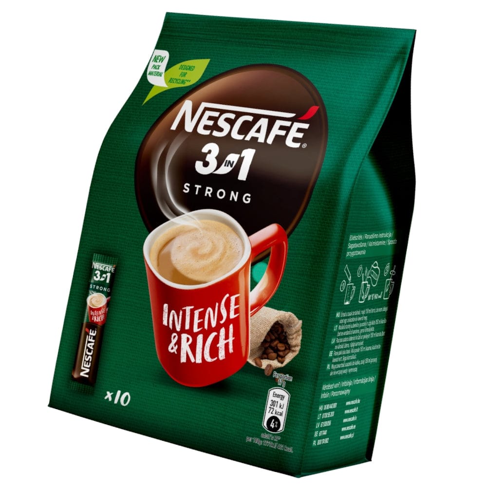 Produkt NESCAFE Kawa rozpuszczalna Strong 3in1 Kawa rozpuszczalna 10x17g 022542