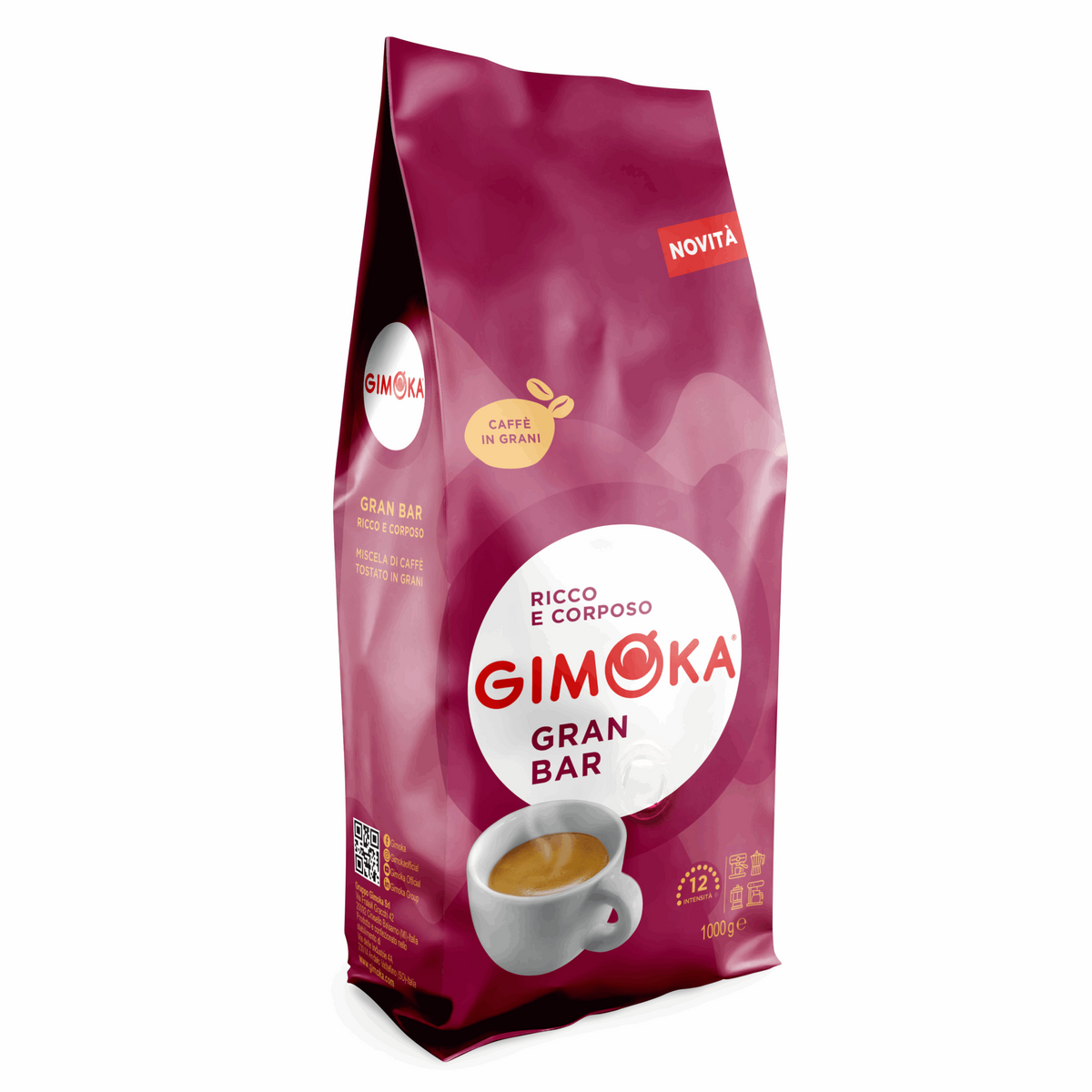 Produkt GIMOKA Kawa ziarnista 2x Kawa ziarnista GIMOKA Gran Bar Robusta 1kg K_V00106_2
