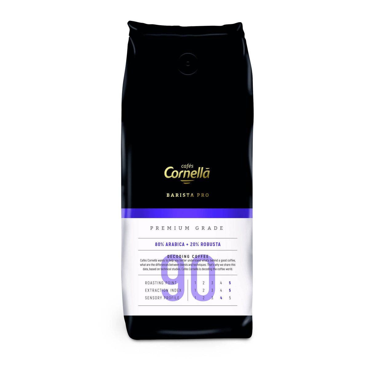 Produkt CORNELLA Kawa ziarnista 3x Kawa ziarnista CORNELLA Barista Pro 90 Premium Grade 1 kg K_S01008_3