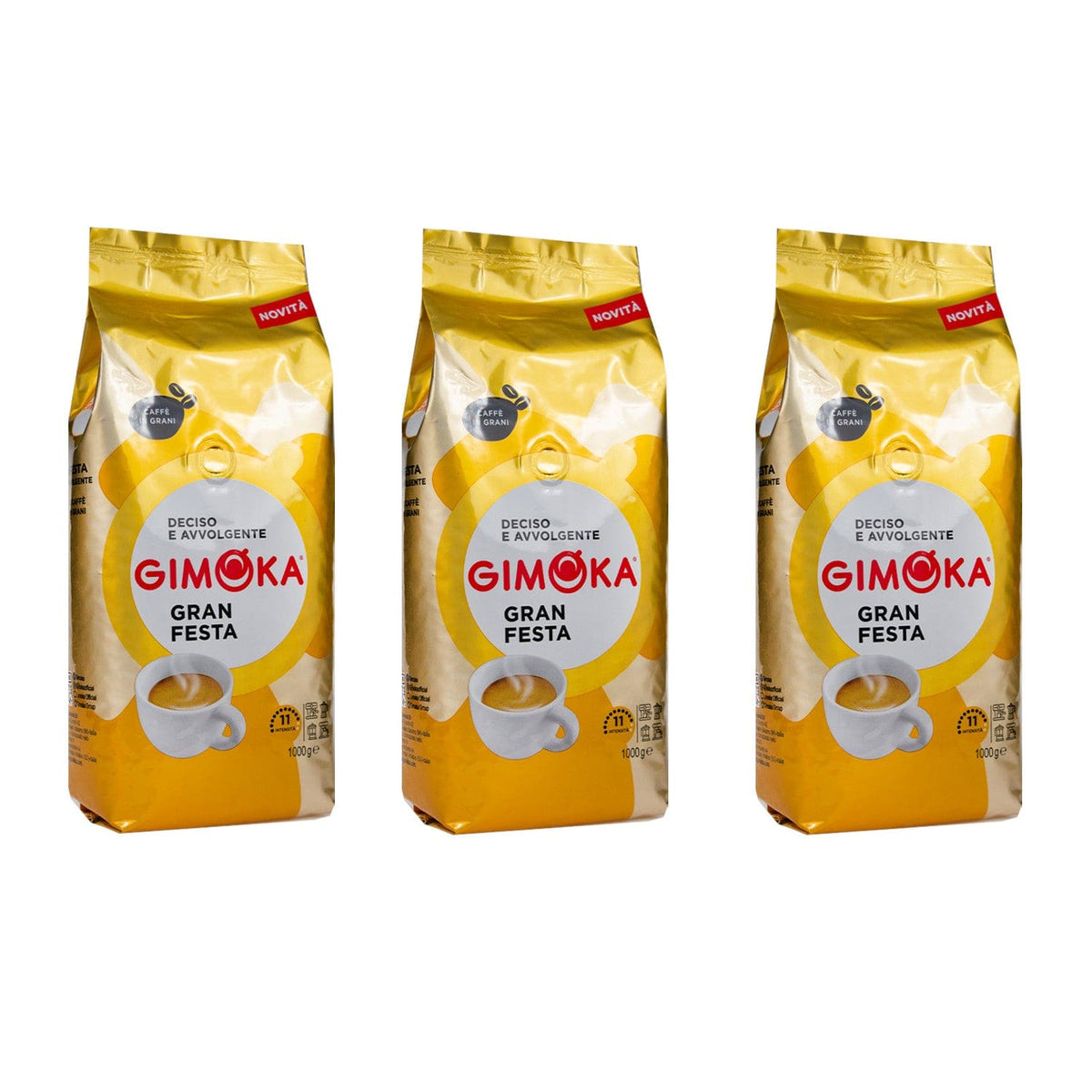 Produkt GIMOKA Kawa ziarnista 3x Kawa ziarnista GIMOKA Gran Festa 1 kg K_100187_3
