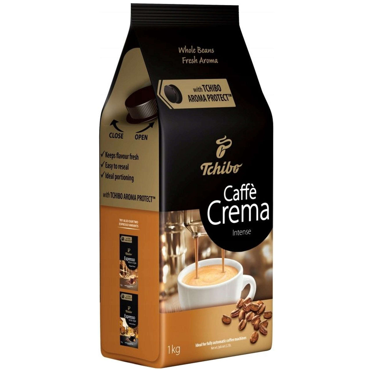 Produkt TCHIBO Kawa ziarnista 3x Kawa ziarnista TCHIBO CAFFE CREMA INTENSE 1kg K_100671_3